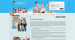 Desktop Screenshot of customessays.ws